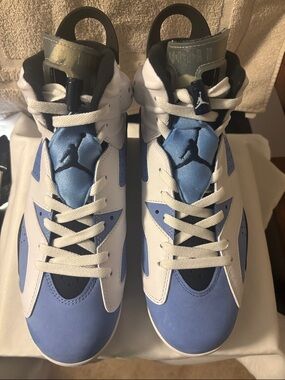Nike Air Jordan 6 in University Blue and White